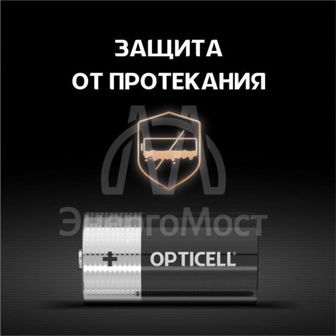 Элемент питания алкалиновый C/LR14 1.5В (блист. 2шт) Basic Opticell 5051004