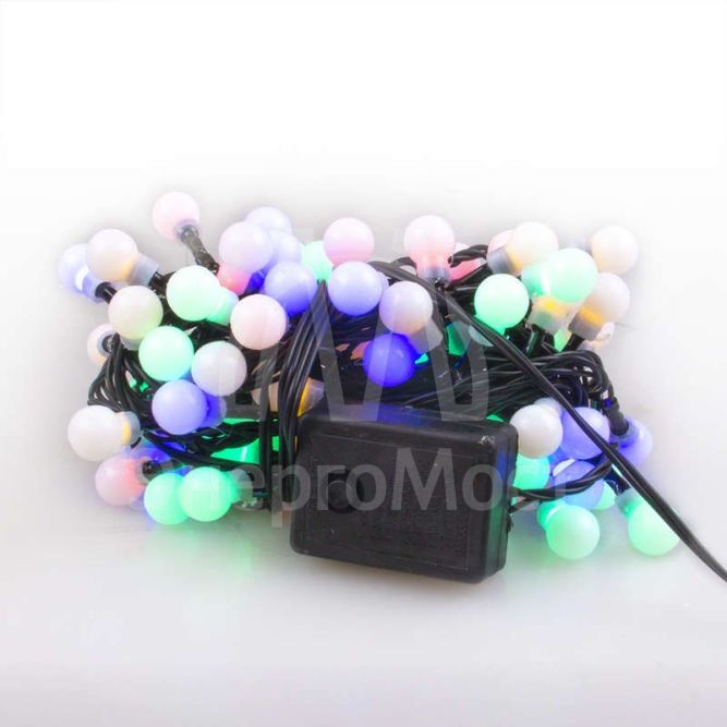 Гирлянда &amp;quot;Цветные шарики&amp;quot; LDBL080M-10-C 80 светодиод. контроллер 4м разноцв. SHLights 4610003324988