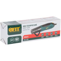 Фен технический "мини" 350Вт 200/350град. 150/200л/мин FIT 80601