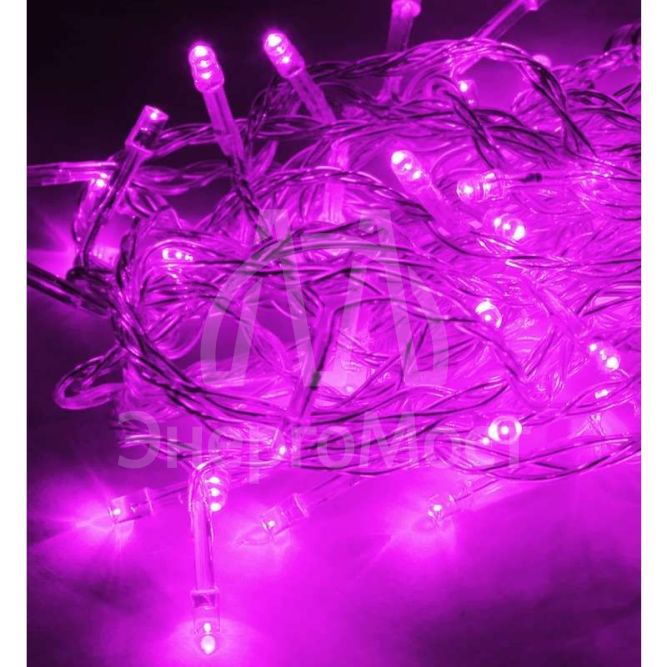 Гирлянда светодиодная 50LED провод 6.5м 8 режимов мигания Космос KOC_GIR50LED_V