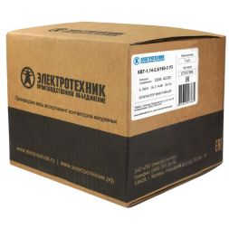 Контактор вакуумный КВТ-1.14-2.5/160-3 У3 3п 160А кат. 220В 2НО+1НЗ IP00 без реле Электротехник ET557366