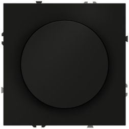 Светорегулятор поворотно-нажимной СП S70 600Вт механизм черн. матов. Voltum VLS070308