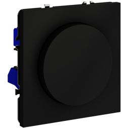 Светорегулятор поворотно-нажимной СП S70 600Вт механизм черн. матов. Voltum VLS070308