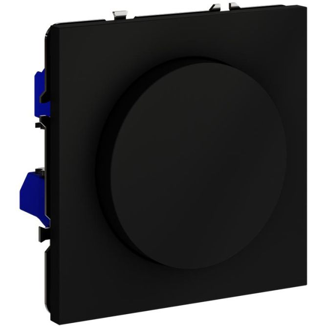 Светорегулятор поворотно-нажимной СП S70 600Вт механизм черн. матов. Voltum VLS070308