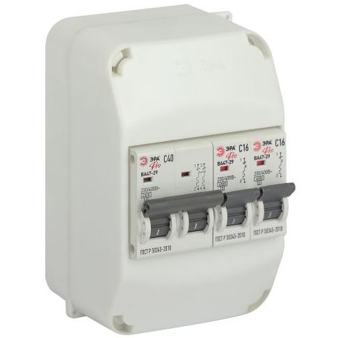 Корпус пластиковый навесной ЭРА SIMPLE КМПн 1/4 IP20 бел. ЭРА Б0062282