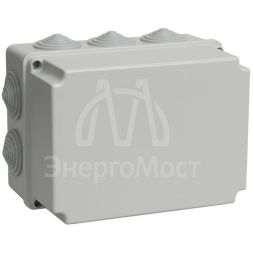 Коробка распаячная ОП 190х140х120 IP55 KM41246 IEK UKO10-190-140-120-K41-55