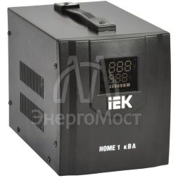 Стабилизатор напряжения HOME СНР 1/220 1кВА переносной IEK IVS20-1-01000