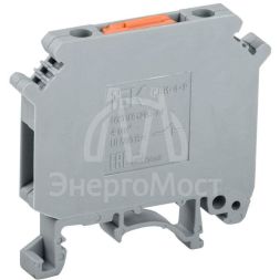 Клемма винтовая КВИ-4-Р с размыкателем сер. IEK YZN30-004P-K03