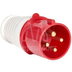 Вилка эл. каб. 32А 3P+РЕ 380В IP44 (024) EKF ps-024-32-380