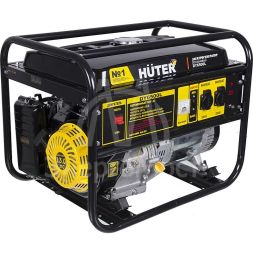 Бензогенератор DY6500L 1ф 5000Вт ручной стартер HUTER 64/1/6