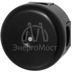 Коробка распределительная d78мм ЛИЗЕТТА (в копмл. 4 каб. ввода) ABS-пластик черн. Bironi B1-521-23-K
