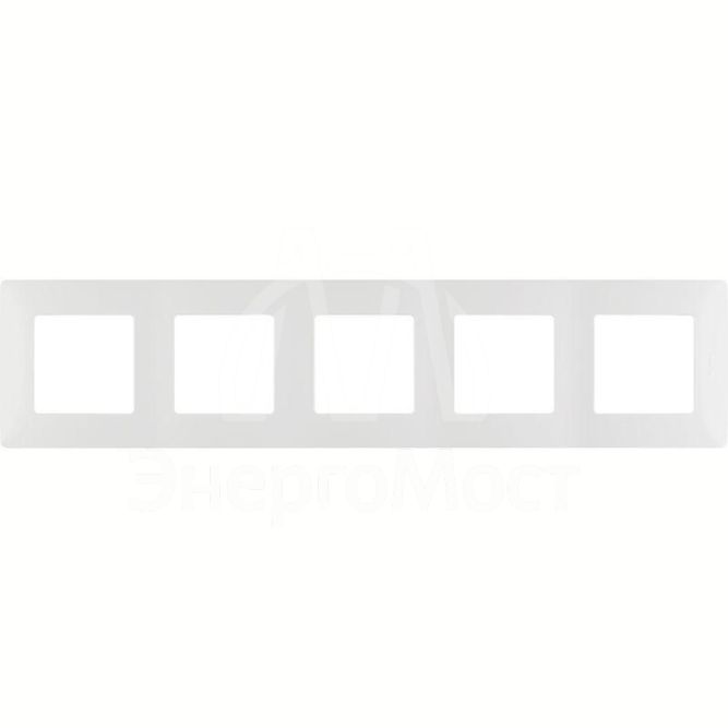 Рамка 5-м Etika бел. Leg 672505