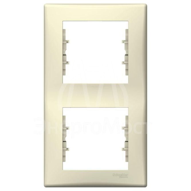 Рамка 2-м Sedna верт. беж. SchE SDN5801147