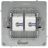 Розетка компьютерная 2-м KANT RJ45 кат.5E без шторки бел. песок DKC 7010664