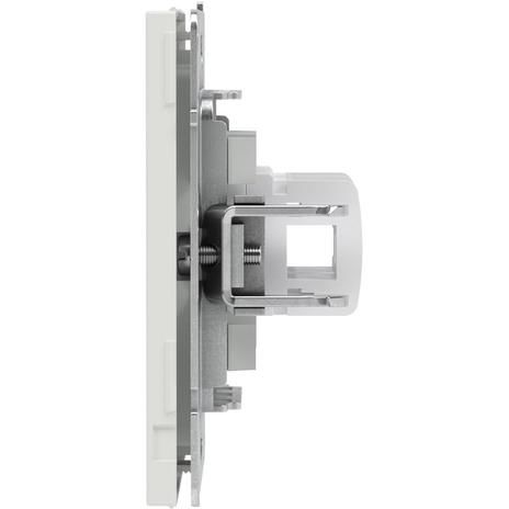 Розетка компьютерная 2-м KANT RJ45 кат.5E без шторки бел. песок DKC 7010664