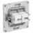 Розетка компьютерная 2-м KANT RJ45 кат.5E без шторки бел. песок DKC 7010664