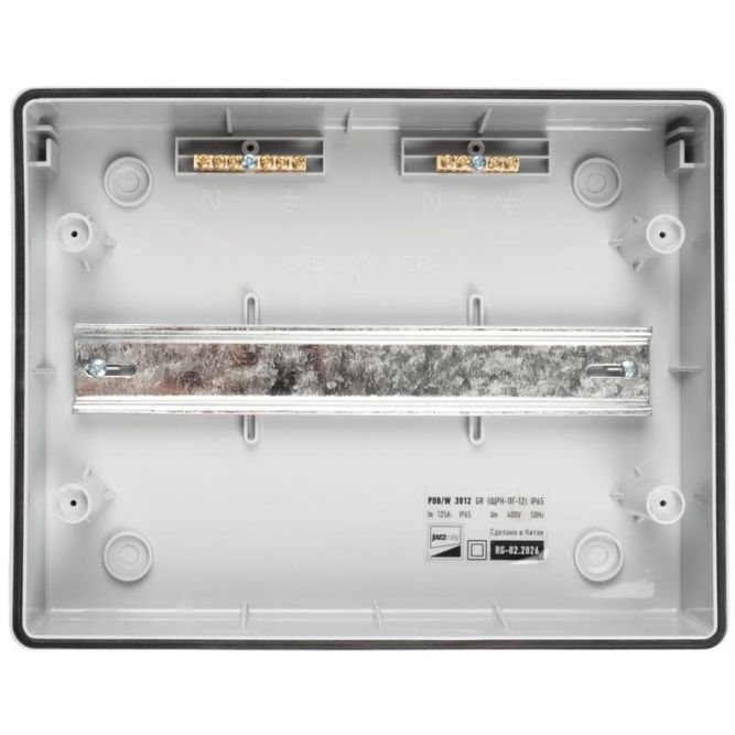 Бокс модульный накладной PDB/W 3012 GR (ЩРН-ПГ-12) IP65 пластик. Pro JazzWay 5072008