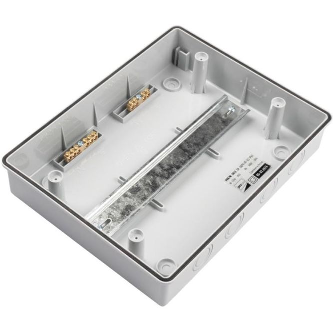 Бокс модульный накладной PDB/W 3012 GR (ЩРН-ПГ-12) IP65 пластик. Pro JazzWay 5072008