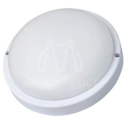 Светильник ДПО 10Вт 4000К IP65 230В круг ЖКХ настенно-потолочный КОСМОС KOC_DPO10WR1.4K