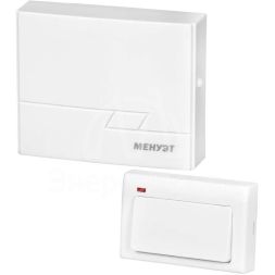 Звонок беспроводной Менуэт 16 мел. 50м 2ААх1.5В Тритон МН-01Б