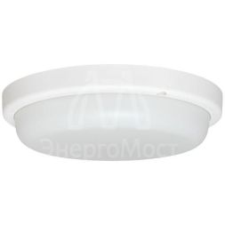 Светильник светодиодный ЖКХ ДПО-1200 18Вт 4000К IP65 круг с оптико-акустическим датчиком движения EKF BKL-1200DA-R-18-4000