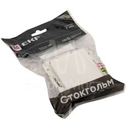 Выключатель 1-кл. Стокгольм 10А механизм бел. PROxima EKF EYV10-121-10