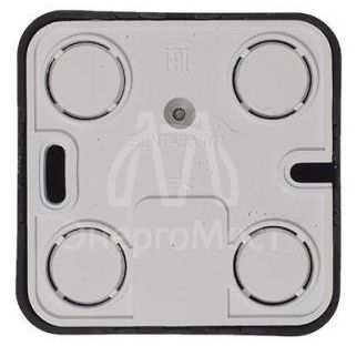 Розетка телевизионная TV ОП Blanca коннектор с изолир. пластиной антрацит SE BLNTA000016