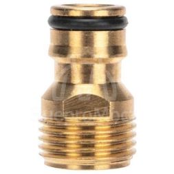 Адаптер латунный 1/2дюйм внешняя резьба ЧЕТЫРЕ СЕЗОНА 62-0276