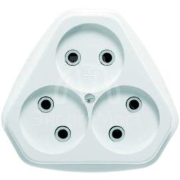 Розетка 3-м СП 10А IP20 РС10-394 Кунцево 5928