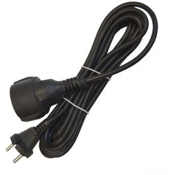 Удлинитель-шнур 1х5м без заземл. 10А IP20 ПВС 2х1 черн. DOMTOK 2340