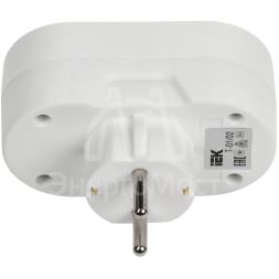 Тройник Т-01/02 2 круглых места IEK WTP10-16-02