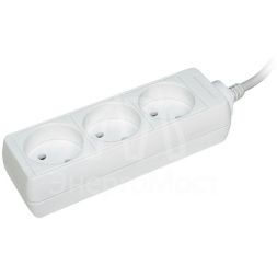 Удлинитель 3х5м без заземл. 10А IP20 У3 2P IEK WYP10-06-03-05-N