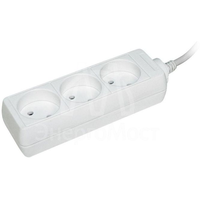 Удлинитель 3х5м без заземл. 10А IP20 У3 2P IEK WYP10-06-03-05-N