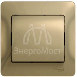 Выключатель 1-кл. СП Glossa 10А IP20 (сх. 1) 10AX в сборе титан SchE GSL000412