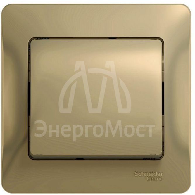 Выключатель 1-кл. СП Glossa 10А IP20 (сх. 1) 10AX в сборе титан SchE GSL000412