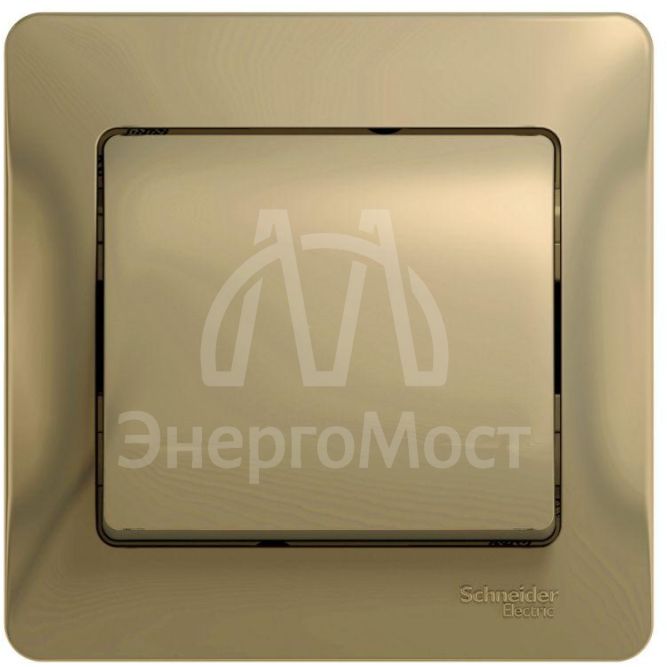 Выключатель 1-кл. СП Glossa 10А IP20 (сх. 1) 10AX в сборе титан SchE GSL000412