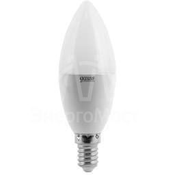 Лампа светодиодная Elementary 6Вт свеча 3000К тепл. бел. E14 420лм 180-240В Gauss 33116