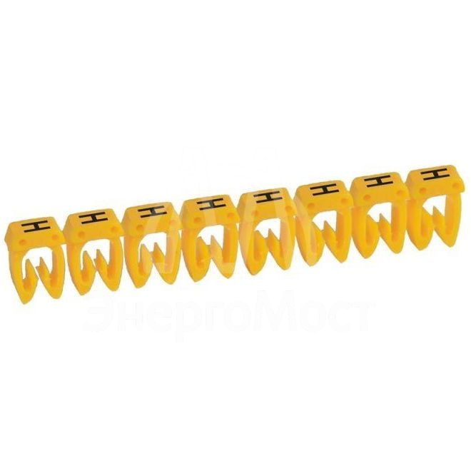 Маркер каб. 1.5-2.5кв.мм CAB3 &amp;quot;H&amp;quot; (уп.300шт) Leg 038337