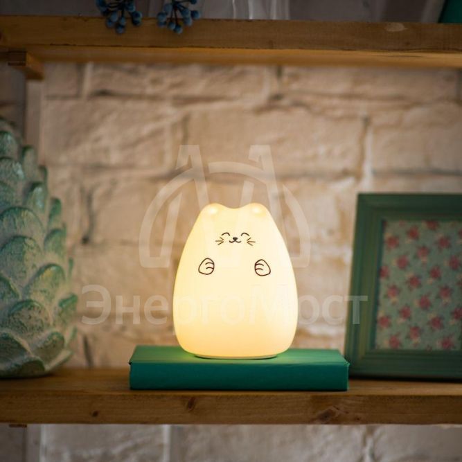 Ночник силиконовый &amp;quot;Котик&amp;quot; Neon-Night 503-001