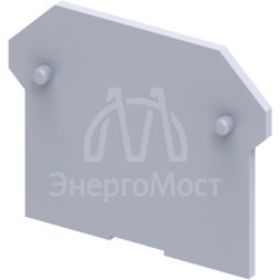 Крышка концевая для клеммы проходной OptiClip EP2.5/4UN сер. КЭАЗ 289805