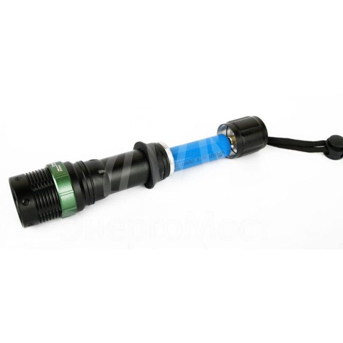 Фонарь E142 (аккум. 220В CREE 3Вт пласт. бокс; черн.) Ultraflash 12187