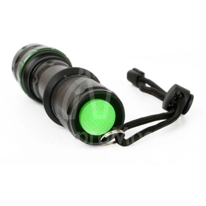 Фонарь E142 (аккум. 220В CREE 3Вт пласт. бокс; черн.) Ultraflash 12187