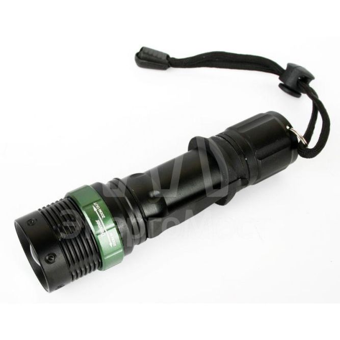 Фонарь E142 (аккум. 220В CREE 3Вт пласт. бокс; черн.) Ultraflash 12187