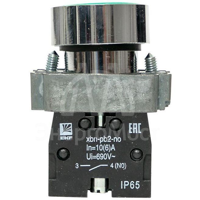 Кнопка BA31 зел. NO IP65 PROxima EKF xb2-ba31-65