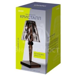 Светильник светодиодный CTL1-USB 3Вт 120лм 5В 2SMD IP20 диммер: 2700-3000К/4000-4500К/6000-6500К ночник настольный черн. кристалл акрил ФАZА 5040908