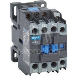 Контактор NXC-18 18А 220В/АС3 1НО+1НЗ 50Гц (R) CHINT 836904