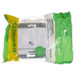 Выключатель карточный 1-кл. 1мод. СП Glossa 10А IP20 (сх. 6) механизм бел. SchE GSL000169