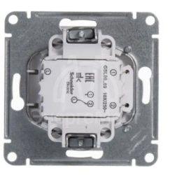 Выключатель карточный 1-кл. 1мод. СП Glossa 10А IP20 (сх. 6) механизм бел. SchE GSL000169