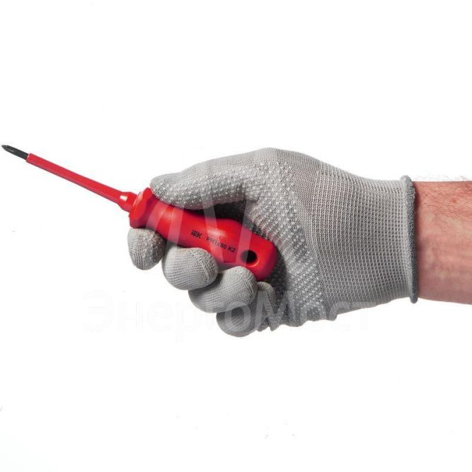 Отвертка диэлектрическая крестовая Ph1х80мм K2 1000В ARMA2L 3 IEK A2L3-SC30-K2-PH-10-080