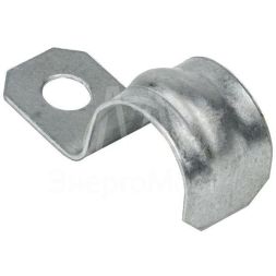 Скоба крепежная однолапковая d16-17мм метал. EKF sm-1-16-17